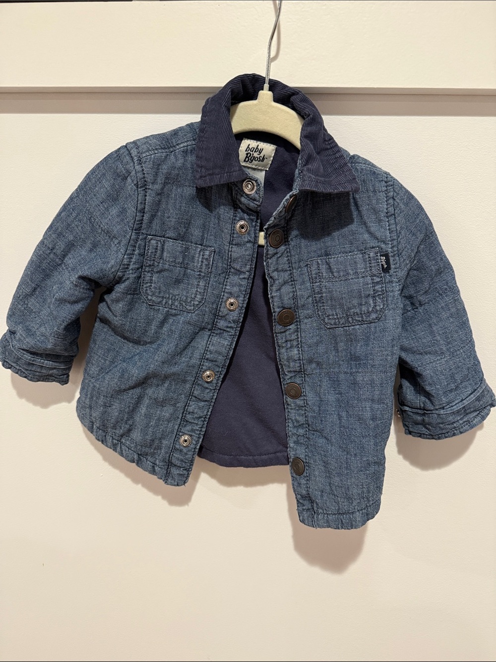 OshKosh B'gosh Blue Jean Jacket with Dark Navy Collar